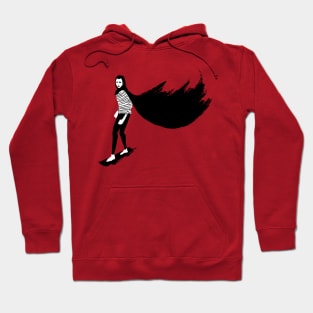 A girl walks home alone at night Hoodie